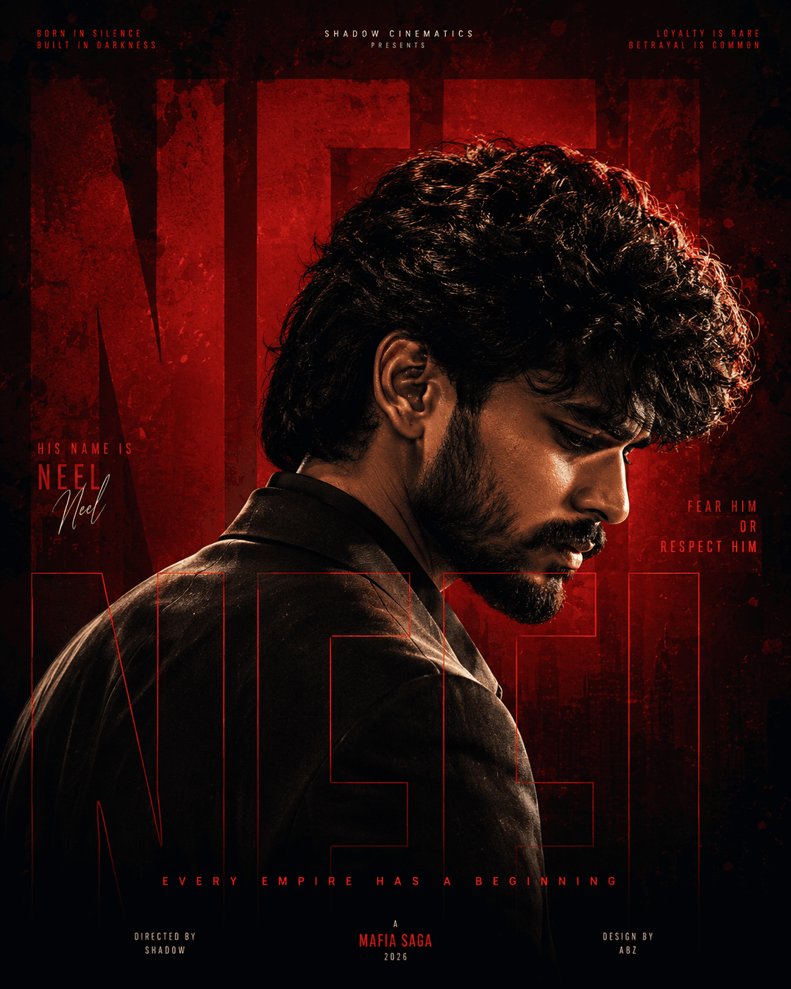 South Indian Mass Movie Poster - Solo Male – Poster AI Image Prompt